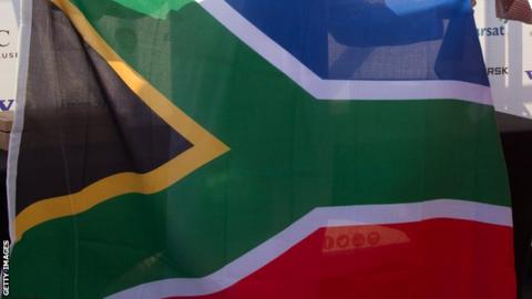 The South Africa flag