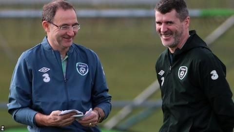 Martin O'Neill and Roy Keane