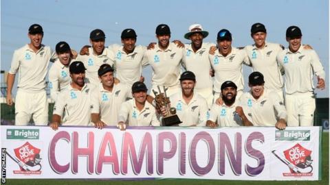 New Zealand celebrate