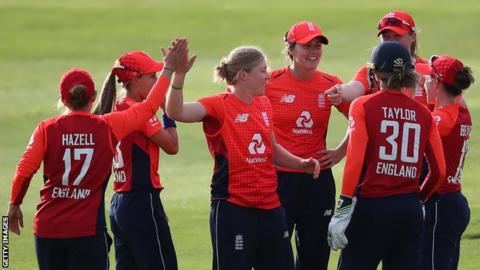 England celebrate