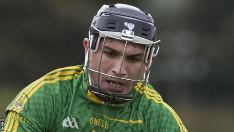Nigel Elliott scored Dunloy's first goal in the Antrim final win over Cushendall
