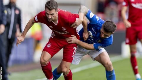 Craig Bryson in action for Aberdeen