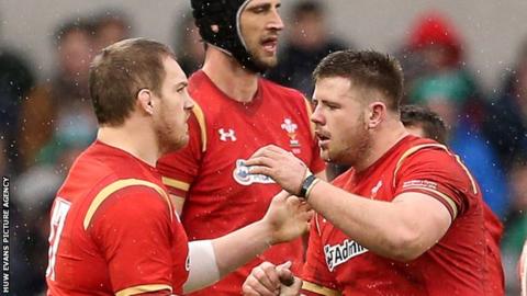 Gethin Jenkins and Rob Evans