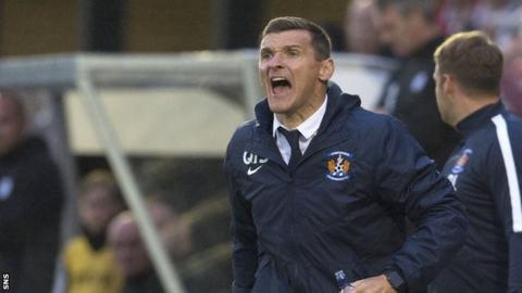 Kilmarnock manager Lee McCulloch