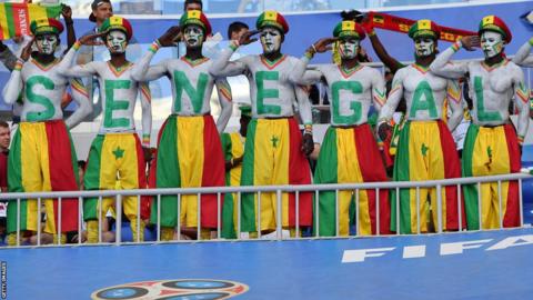 Senegal football fans