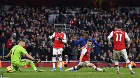 Arsenal 1 2 Chelsea Mikel Arteta Loses First Home Game As Gunners