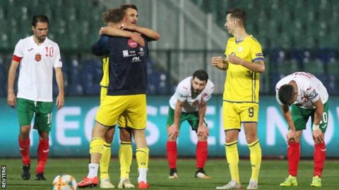 Bulgaria are bottom of Group A following their defeat by Kosovo