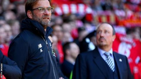 Jurgen Klopp and Rafael Benitez