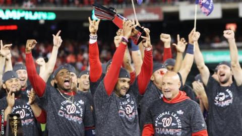 Washington Nationals manager Dave Martinez