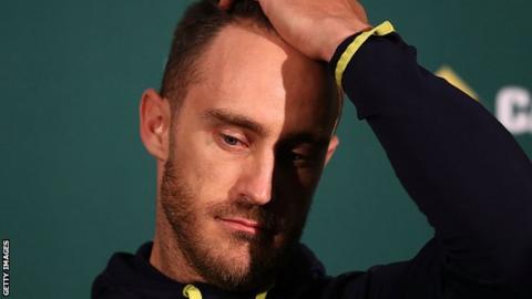 South Africa cricket captain Faf du Plessis