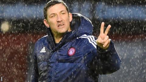 Hamilton player-manager Martin Canning