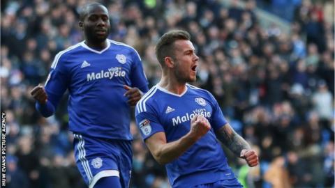 Joe Ralls celebrates