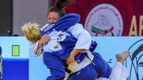 Natalie Powell in action in her semi-final