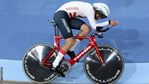 Cyclist Charlie Tanfield
