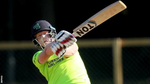 Kevin O'Brien becomes the first player to score a T20I century for Ireland