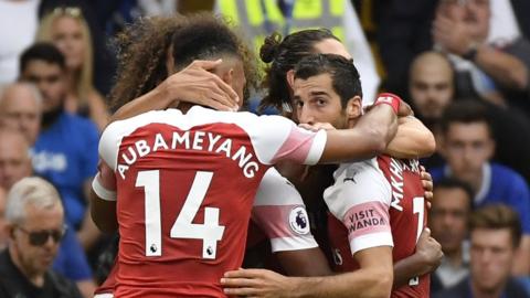 Arsenal celebrate