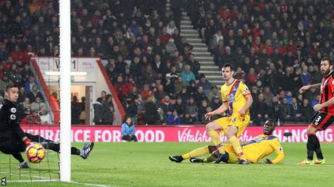 Bournemouth 0-2 Crystal Palace - BBC Sport