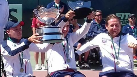 James Shaw, Antony Cotterill and Andy Lapthorne beat Israel 2-1 in the final
