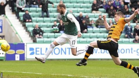 Martin Boyle scores for Hibernian
