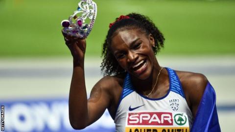 Asher-Smith won three gold medals at the 2018 European Championships