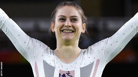 Bryony Page: Olympic trampoline silver medallist wins ...