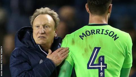 Neil Warnock (left) with Sean Morrison