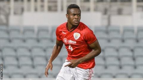 Gabon defender Gilchrist Nguema