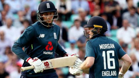 Joe Root and Eoin Morgan