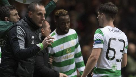 John Kennedy speaks to Kieran Tierney