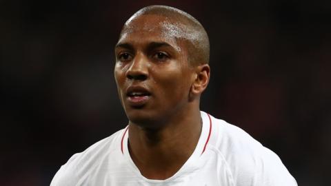 England wing-back Ashley Young