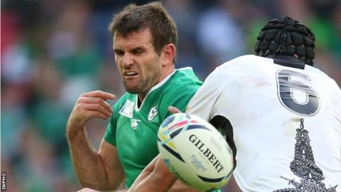 Jared Payne played in Ireland's first three Rugby World Cup games against Canada, Romania and Italy