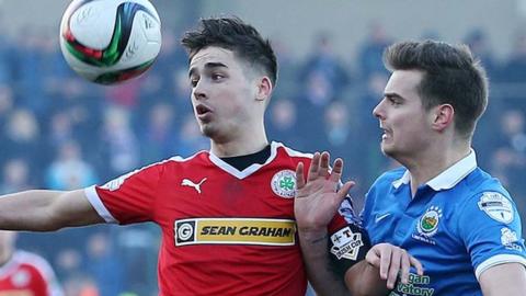 Linfield beat Cliftonville 3-0 in the Irish Cup quarter-finals