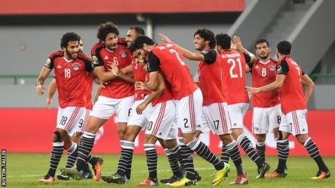 Egypt players are enjoying the tournament in Gabon