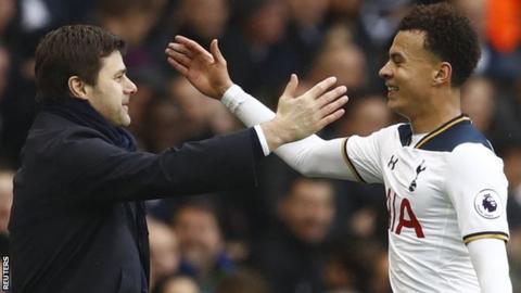 Mauricio Pochettino and Dele Alli