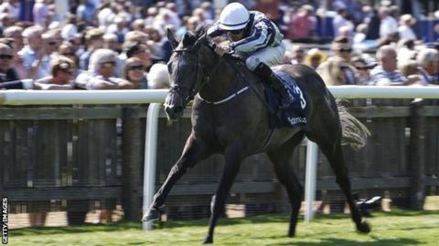 Alpha Centauri winning at Newmarket earlier in the season