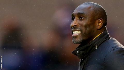 Macclesfield Town boss Sol Campbell has won five of his 18 games in charge of the club