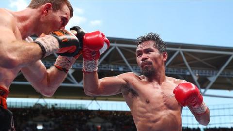 Manny Pacquiao (right)