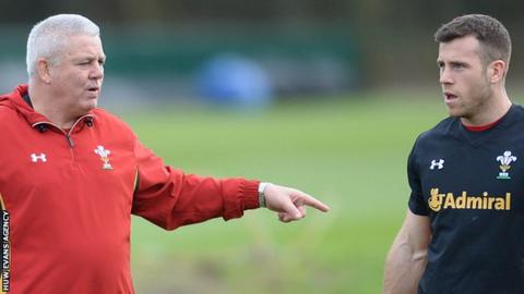 Warren Gatland and Gareth Davies