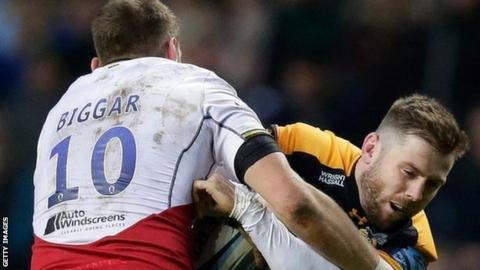 Dan Biggar and Elliot Daly will be on separate sides for Wales and England when the Six Nations resumes next month