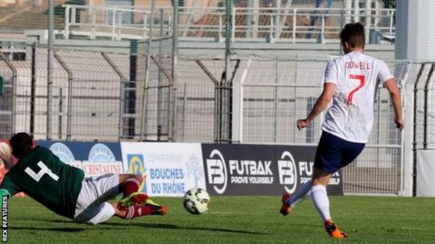 Kieran Dowell puts England ahead