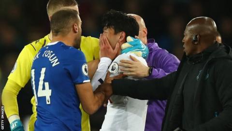 Son Heung-min crying