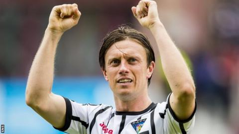 Dunfermline midfielder Joe Cardle