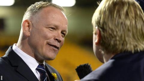 Inverness Caledonian Thistle manager John Hughes and former Motherwell boss Stuart McCall