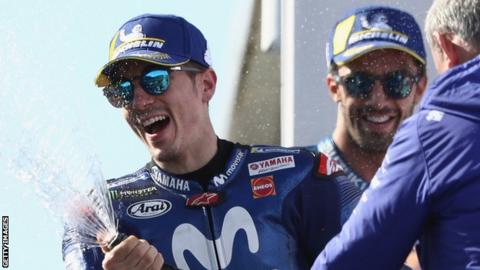 Maverick Vinales at Phillip Island