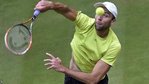 Ivo Karlovic serves