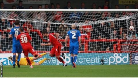 Simon Walton scored Crawley's third