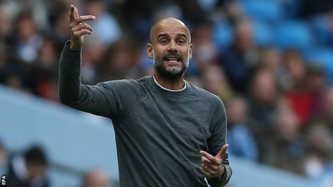 Manchester City manager Pep Guardiola