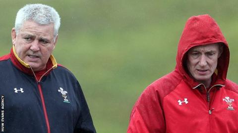 Warren Gatland and Robert Howley