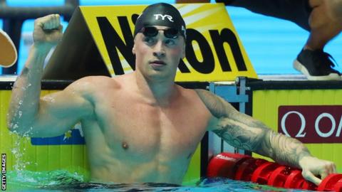 Peaty added to his 100m breaststroke triumph with his 50m triumph on Sunday
