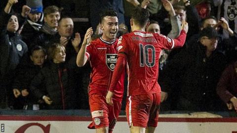 St Mirren duo Stephen Mallan (left) and Stuart Carswell